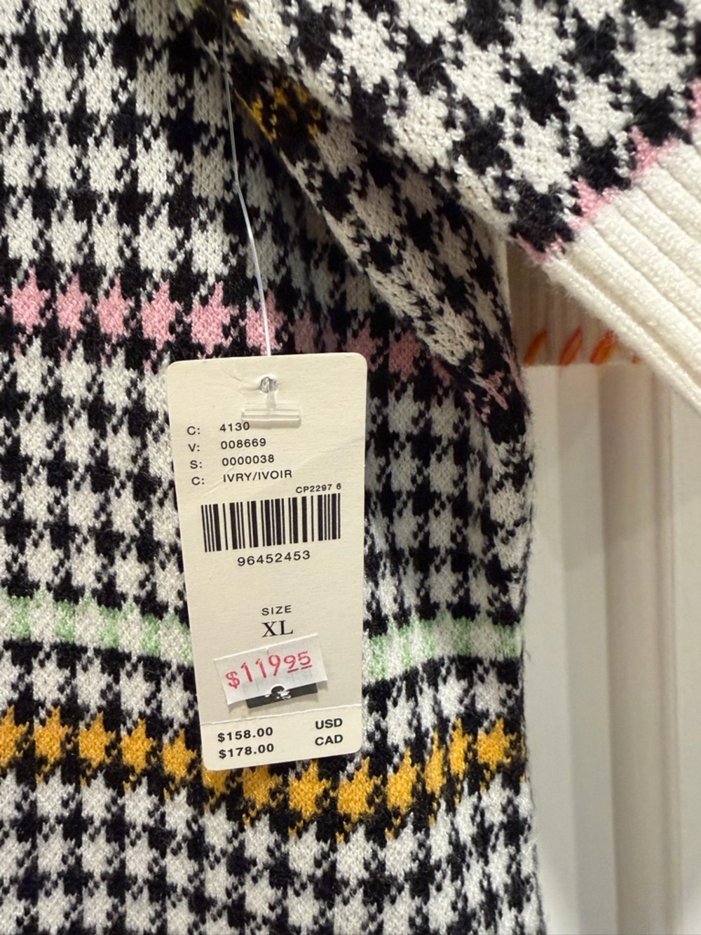 MAEVE 
Buttondown Sweater Shift Mini Dress - Picture 4 of 6